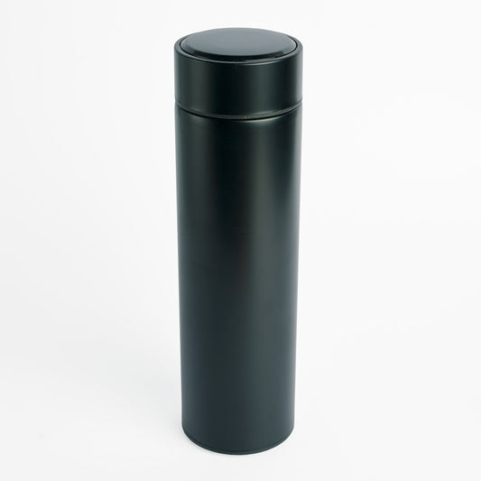 Botella térmica inteligente. Para regalos empresariales se puede personalizar con un logo utilizando Impresión dtf, uv o grabado láser.