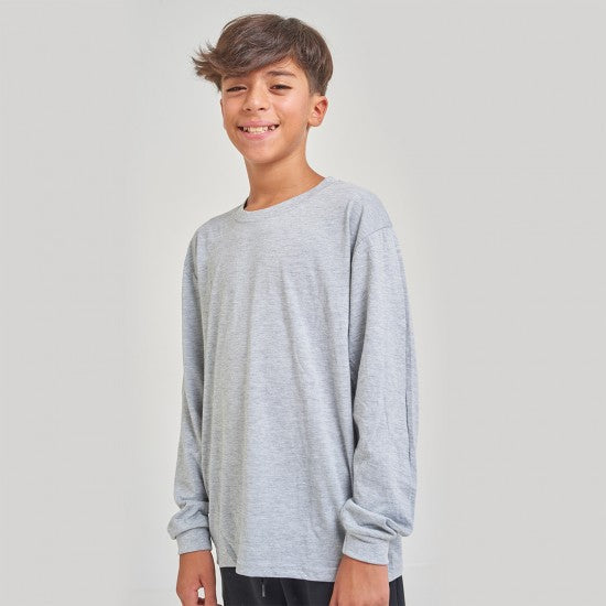 Camiseta maga larga Escolar con logo