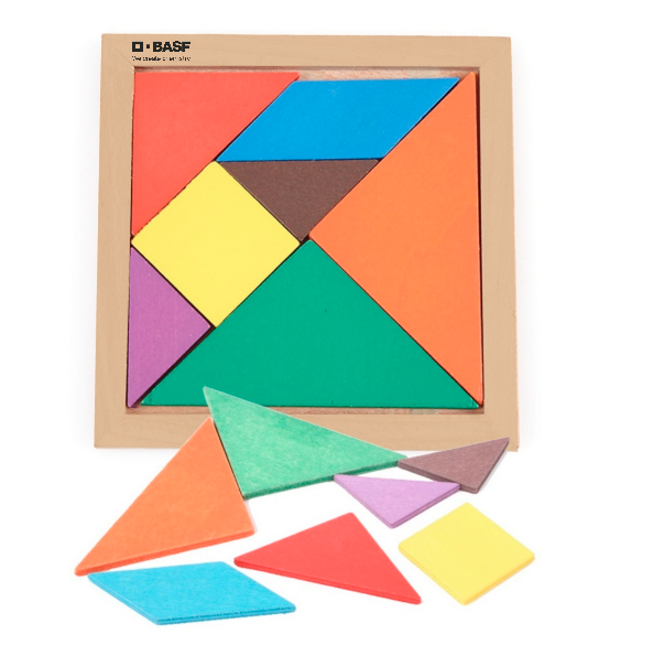 Tangram de madera Personalizado