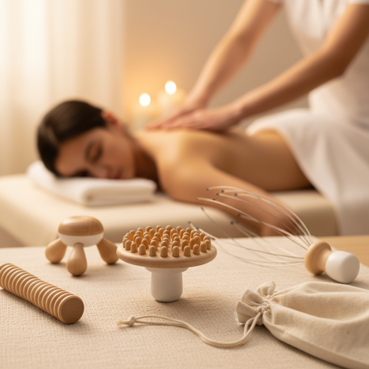 Set de Masaje Eco Bambu