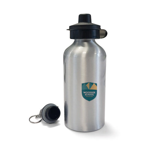 Caramanola de acero. Para regalos empresariales se puede personalizar con un logo.