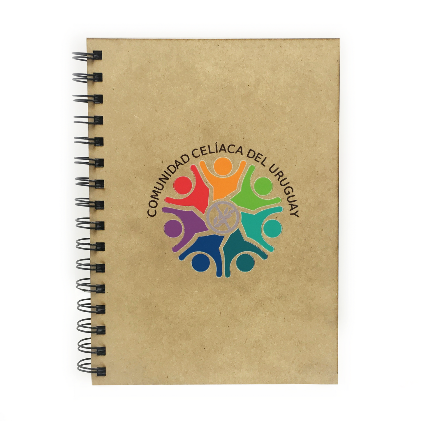 Cuaderno personalizado. Contratapa de cartón ecológico