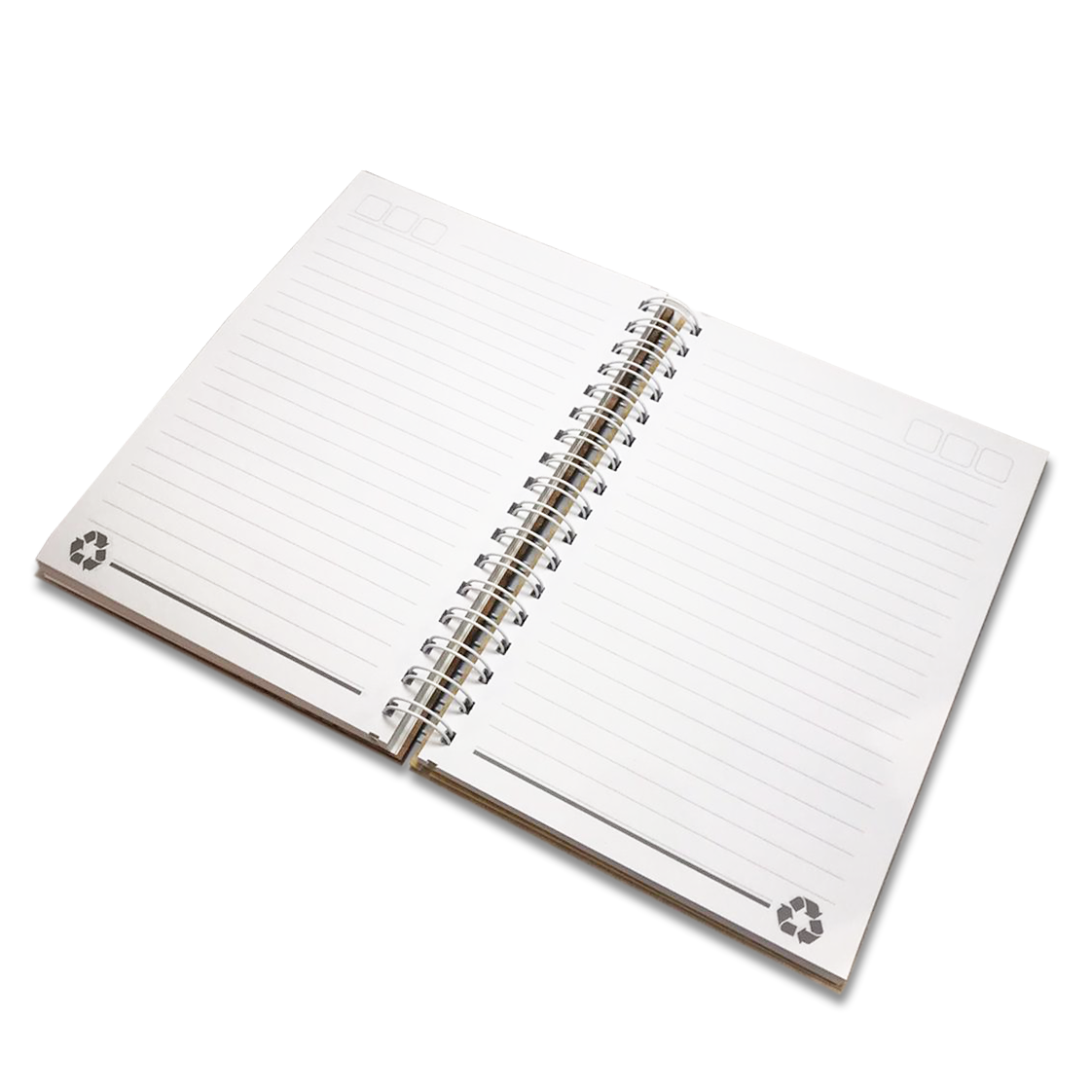 Cuaderno personalizado. Contratapa de cartón ecológico