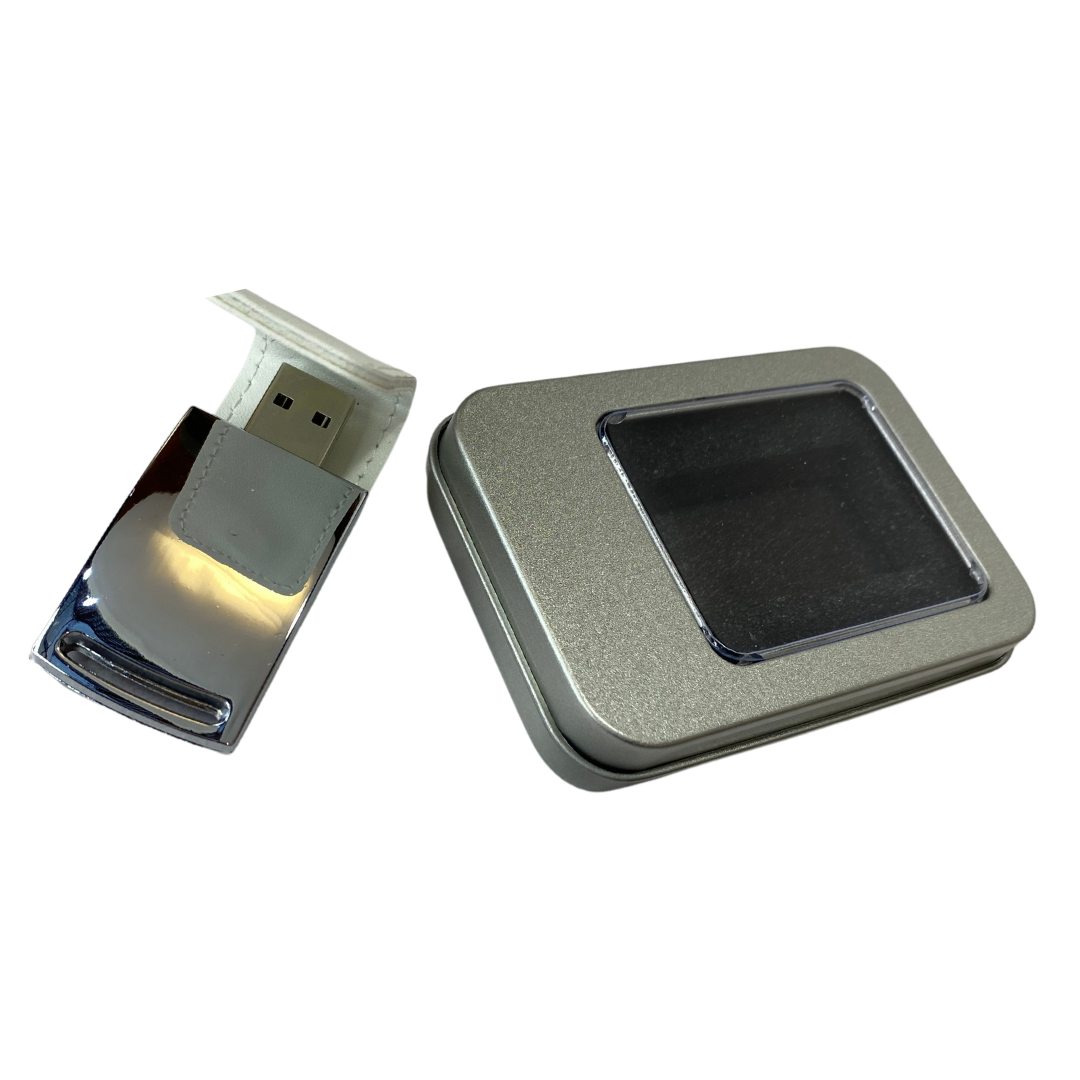 Pendrive de eco cuero imantado