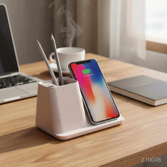 Organizador de escritorio con cargador