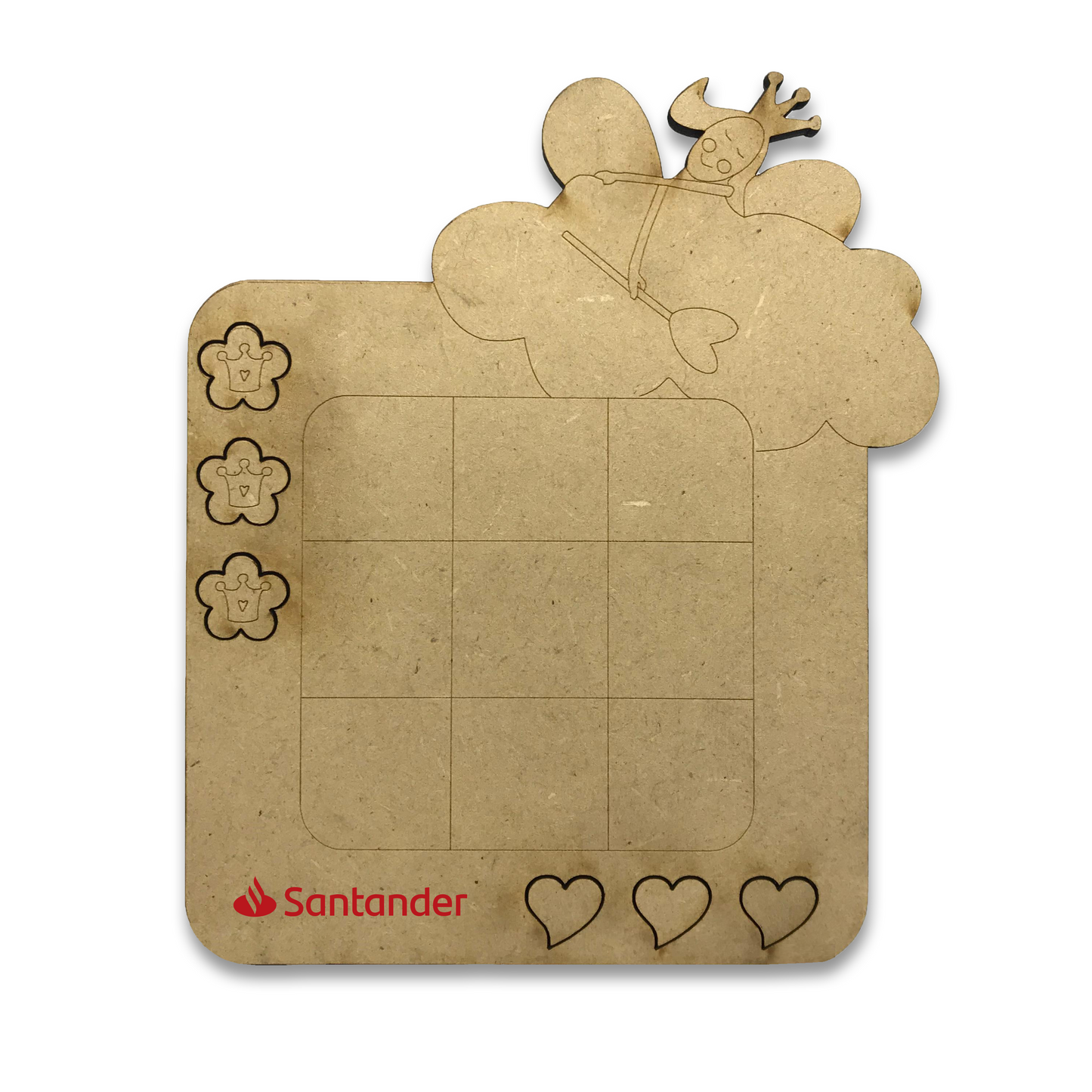 Ta te ti en madera personalizado