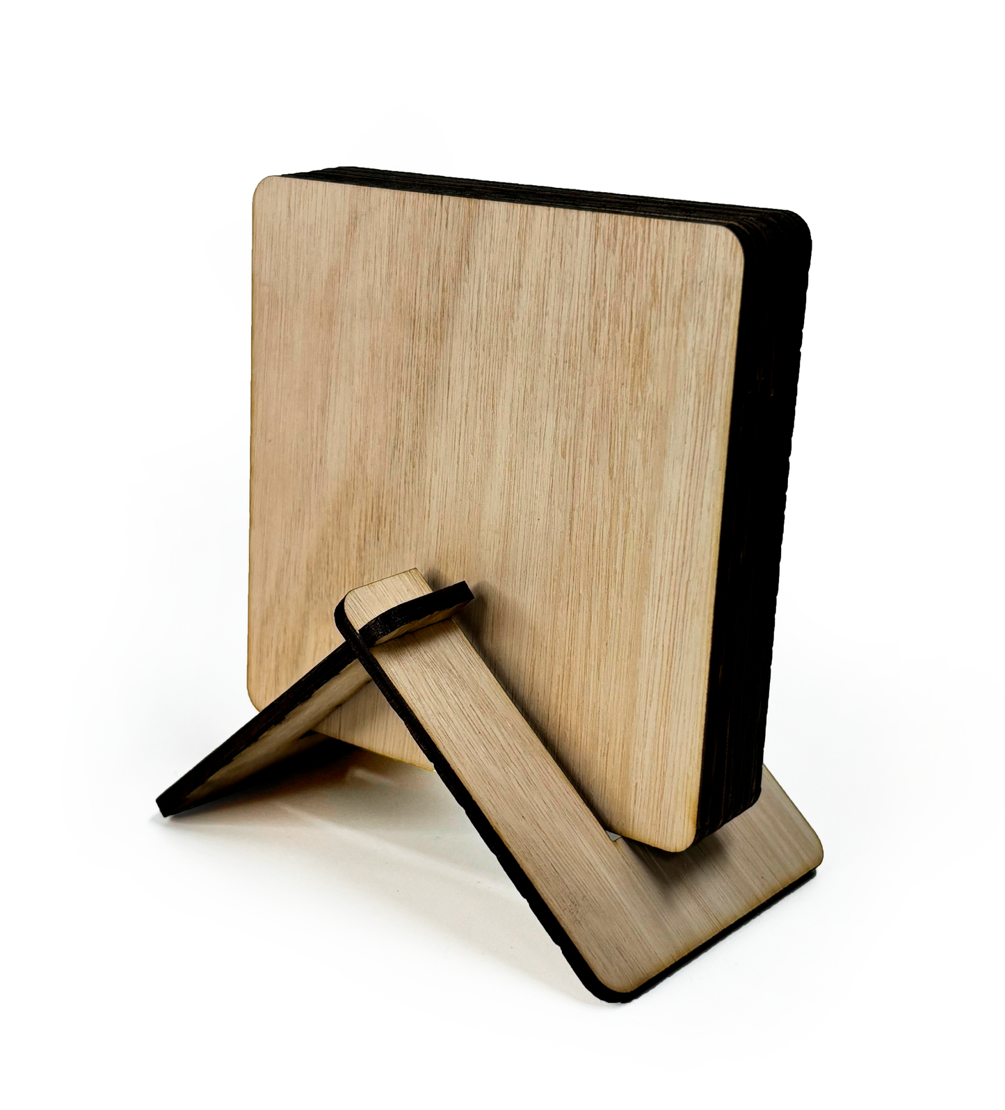 Juego de Posavasos en Madera Enchapada