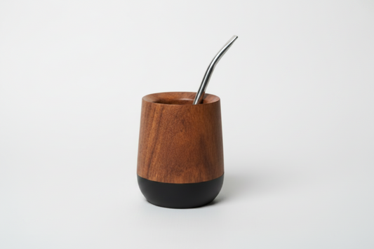 Mate algarrobo, logo personalizado, regalo empresarial.