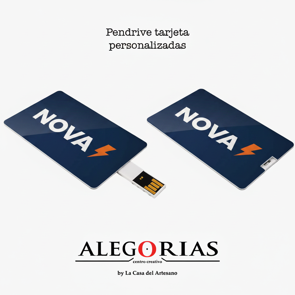 Pendrive Nova. Logo personalizado, regalo empresarial.