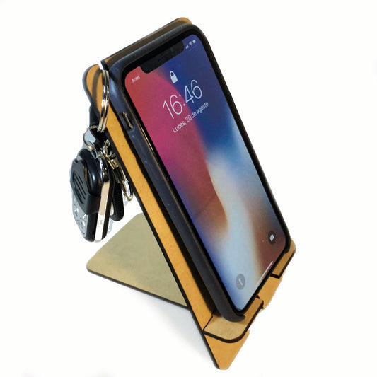Porta Celular Lirio. Logo personalizado, regalo empresarial.