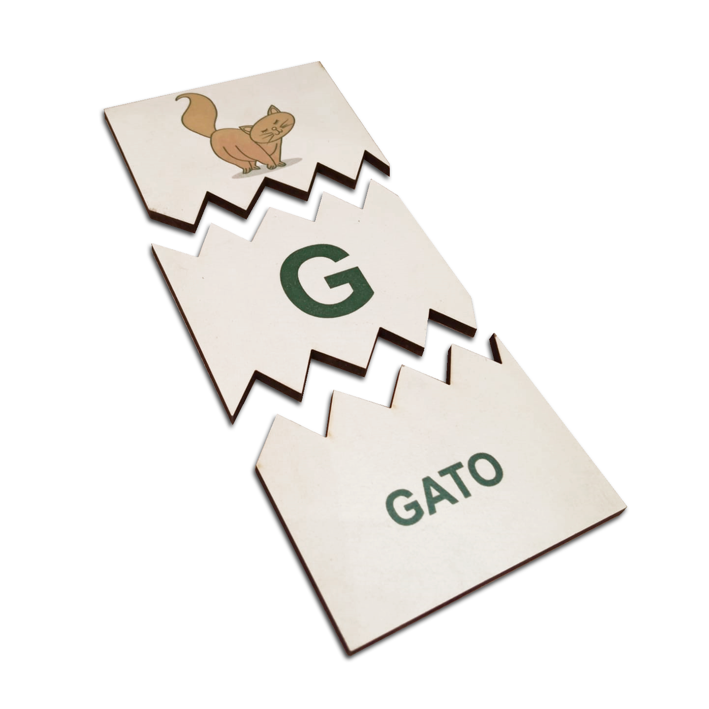 Puzzle Abecedario - Didactico con logo empresa