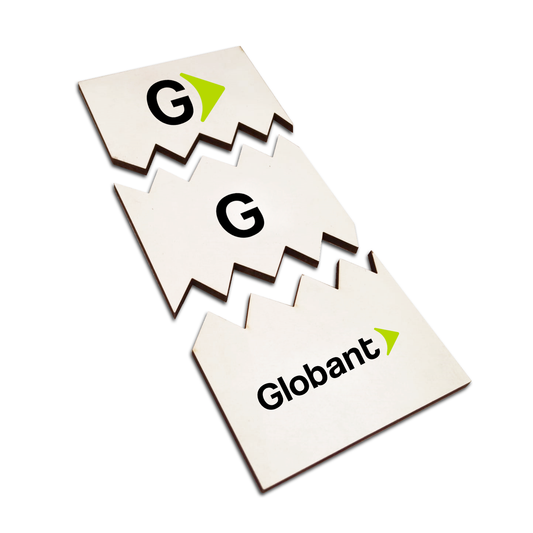 Puzzle Abecedario - Didactico con logo empresa