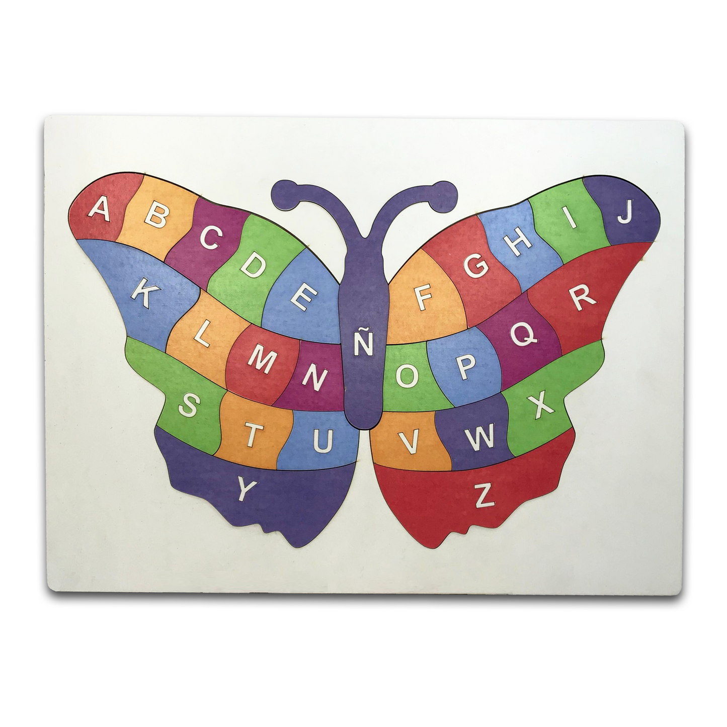Juego Didactico- Mariposa abecedario con logo personalizado