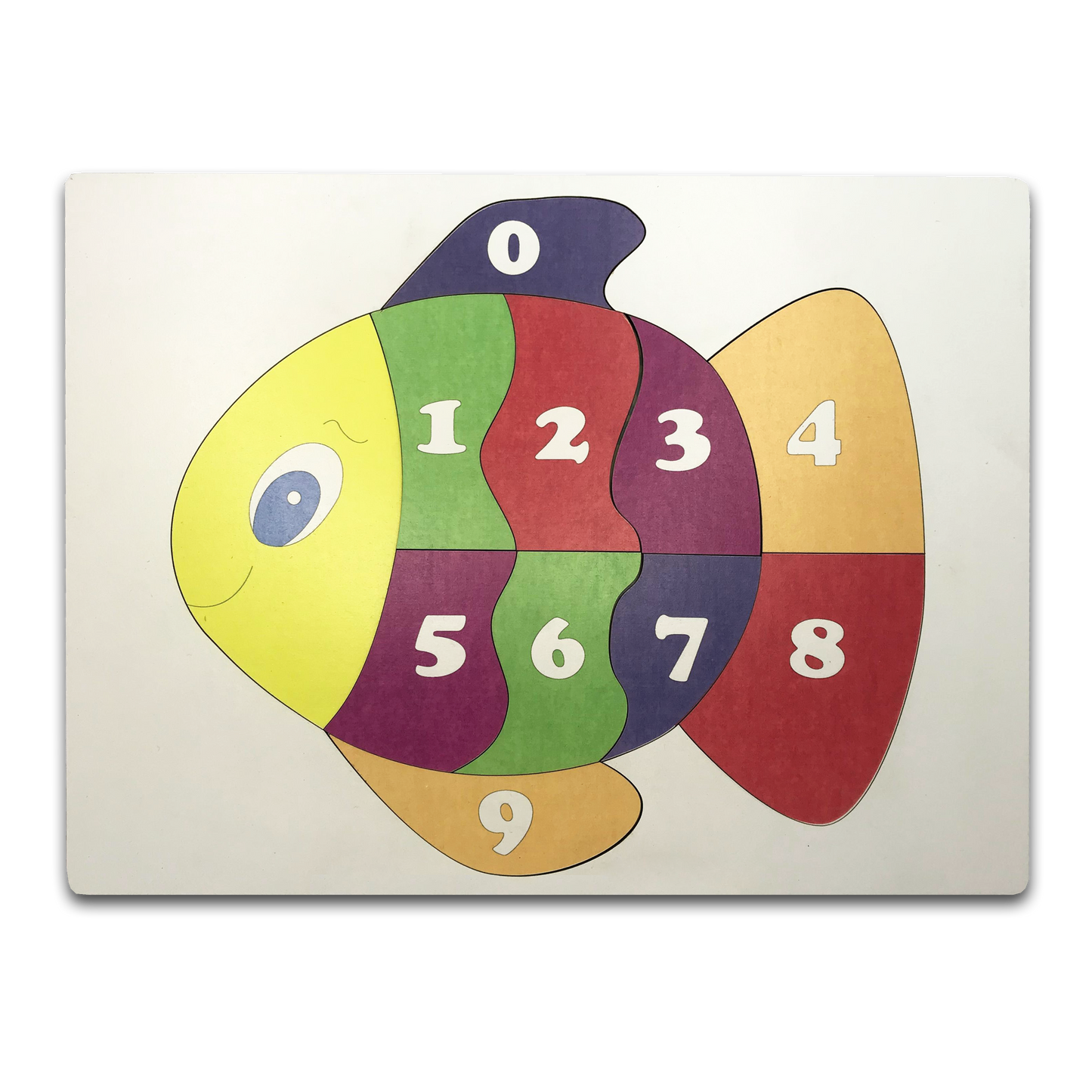 Juego Didactico- Pez números con logo personalizado