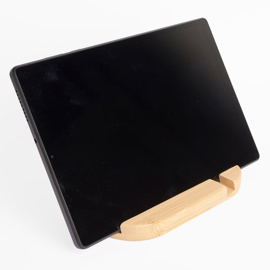 Soporte ara celular o tablet. Logo personalizado, regalo empresarial.
