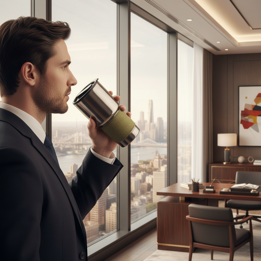 Vaso Amur de acero. Logo personalizado, regalo corporativo.