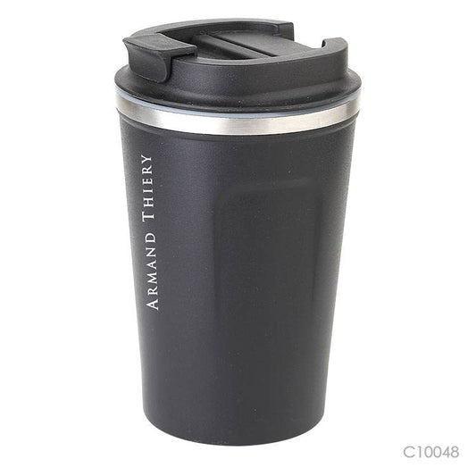 Vaso Maracaibo color negro. Logo personalizado, regalo corporativo.
