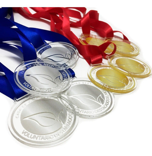 Medallas en acrilico