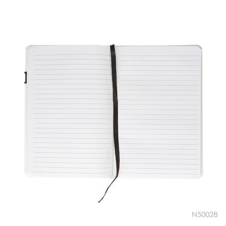 Cuaderno en PU con pendrive incluido. Se puede personalizar con un logotipo impreso en UV.