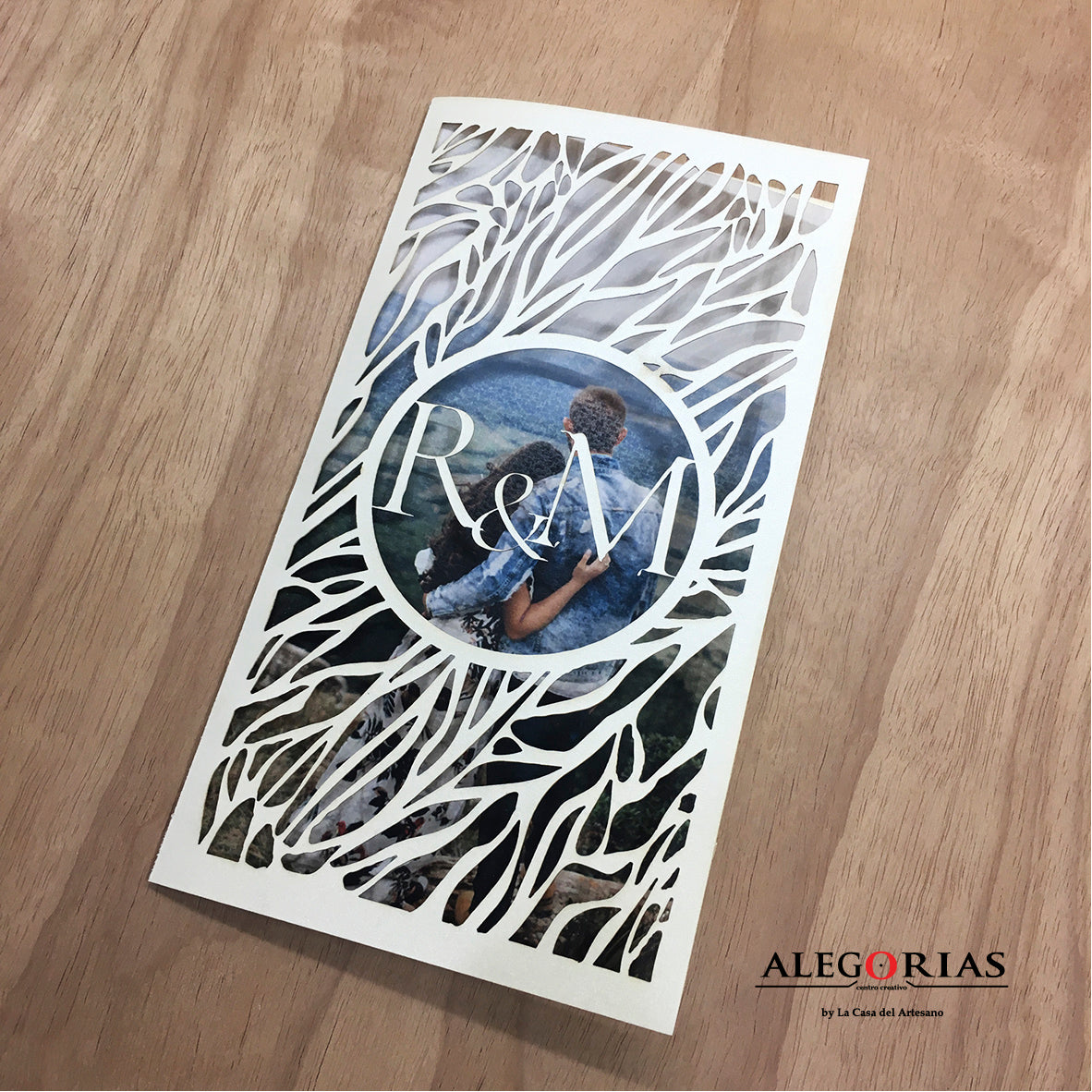 Tarjeta de Invitación - Díptico con foto