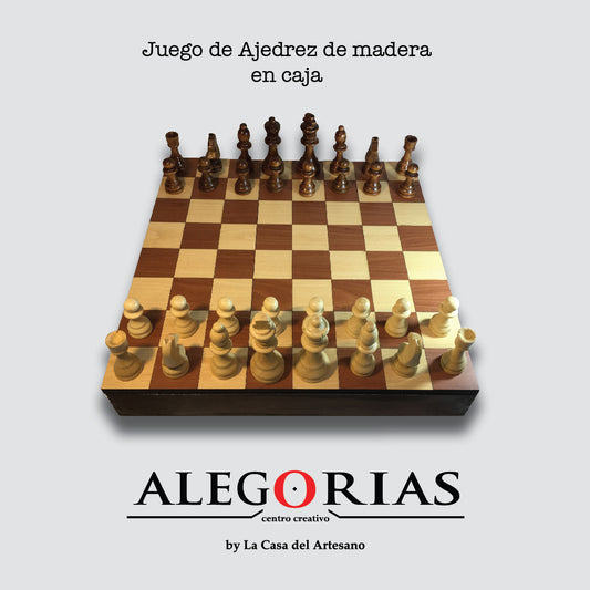 Juego de Ajedrez grande con caja