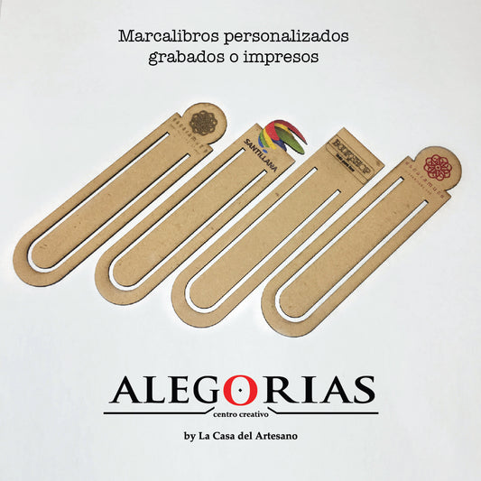Marca libros en cartón