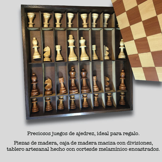 Juego de Ajedrez grande con caja