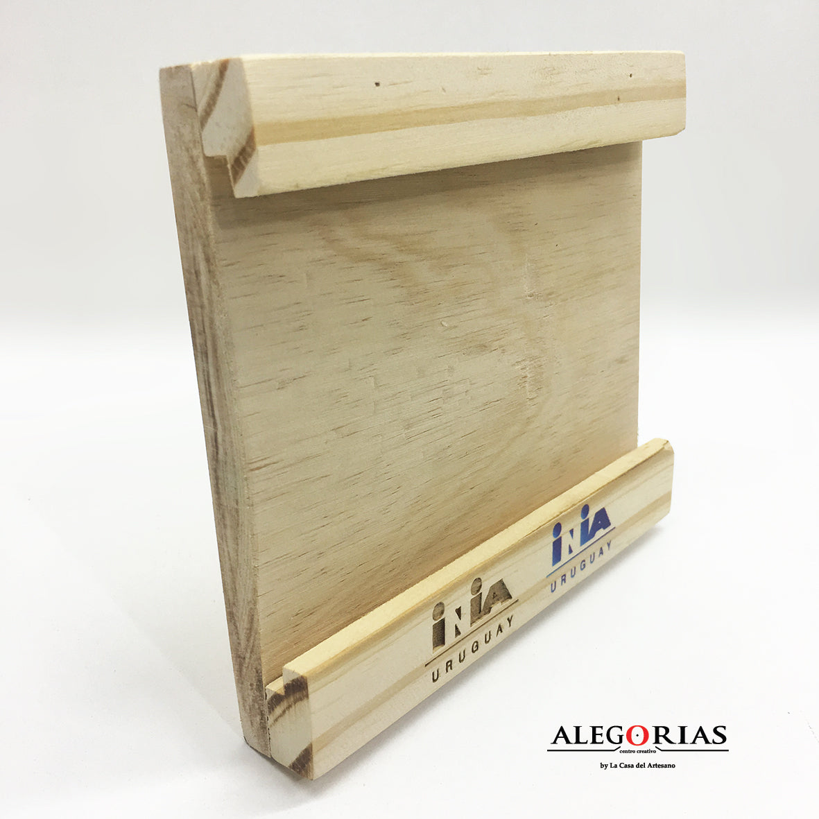 Calendario de madera tipo porta retratos