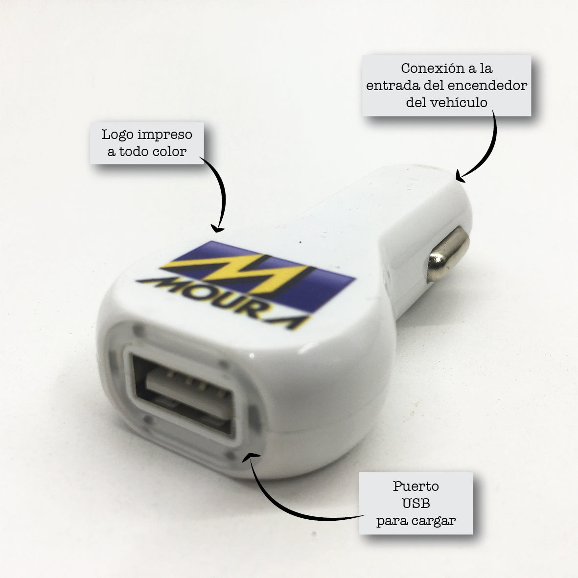 Cargador USB para auto