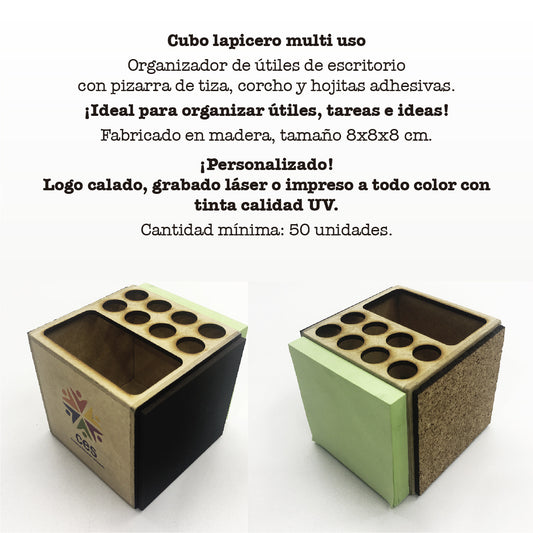 Cubo Lapicero Multiuso