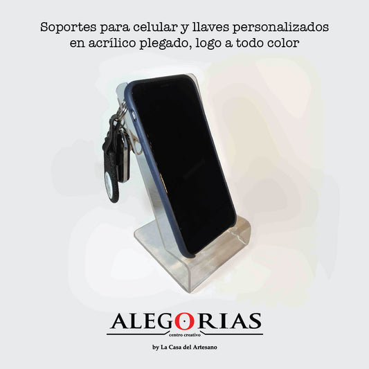 Porta celular - Acrílico Plegado