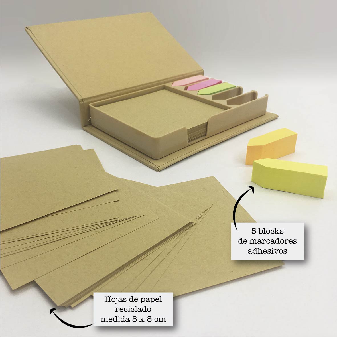 Taco de papel reciclado