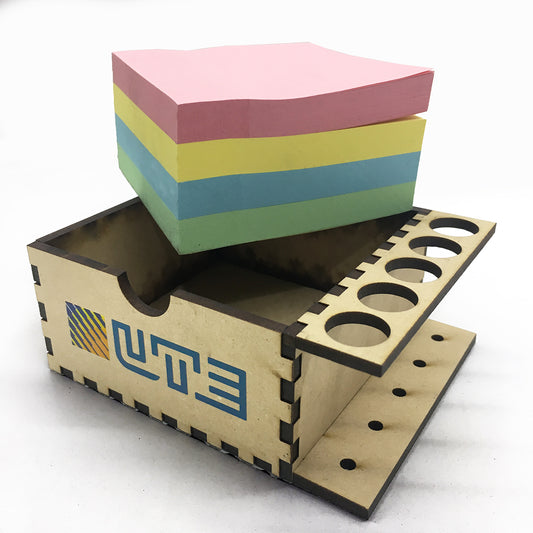 Portalápices con Block de notas