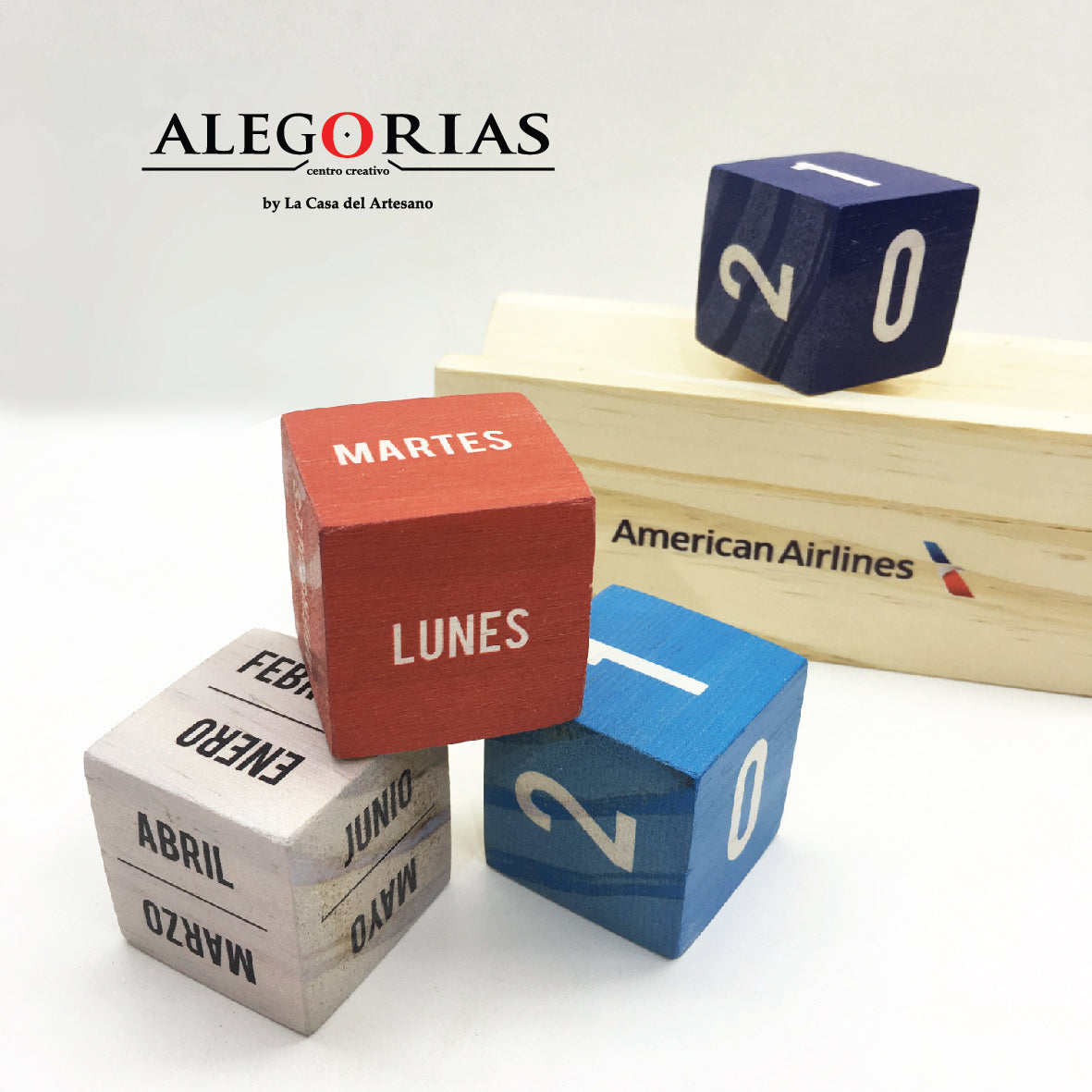 Calendario Perpetuo - Madera Impresa