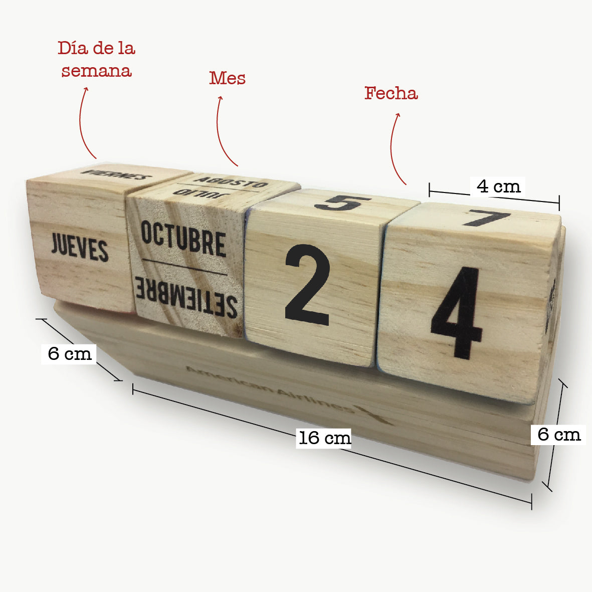 Calendario Perpetuo - Madera Grabada