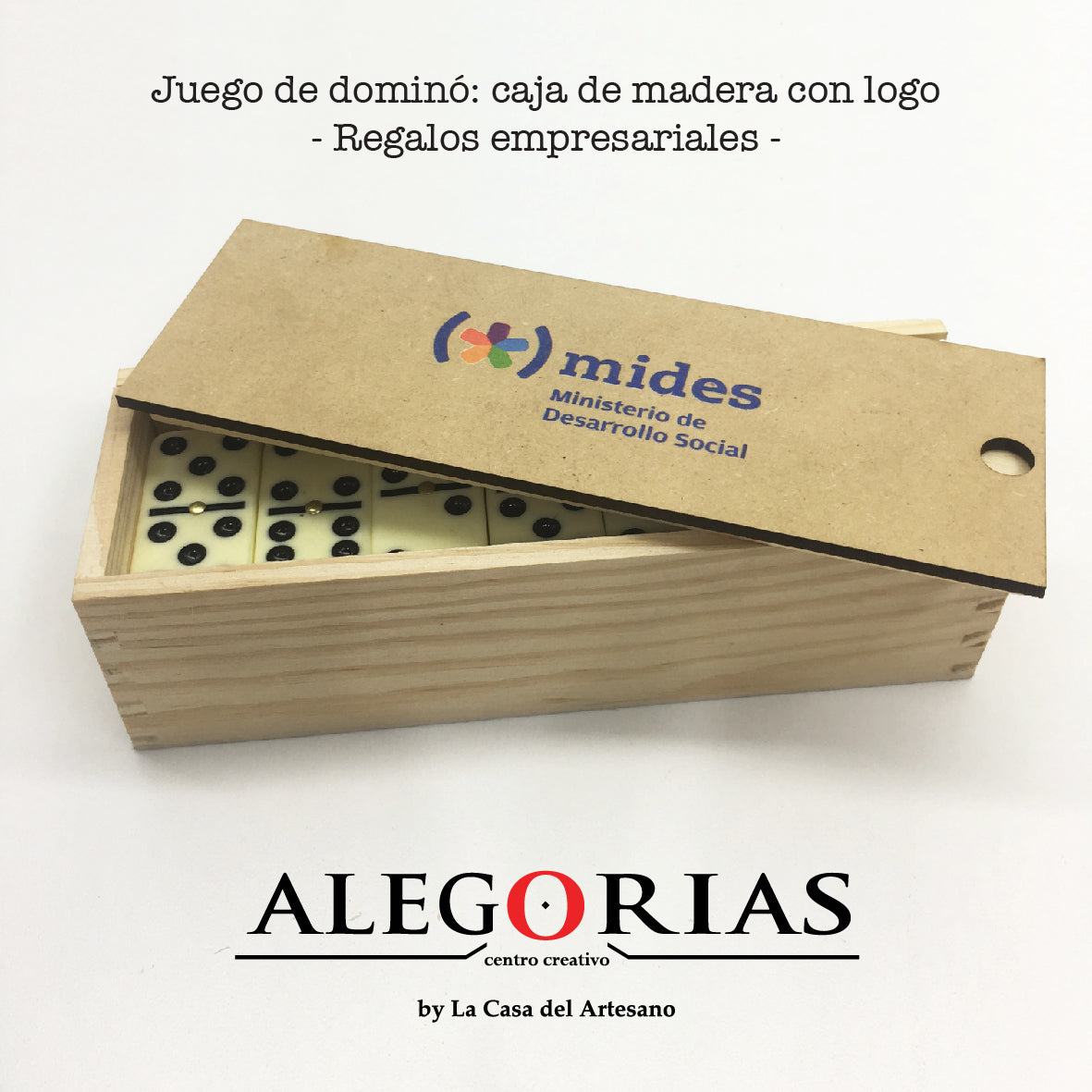 Juego de Dominó - Caja personalizada