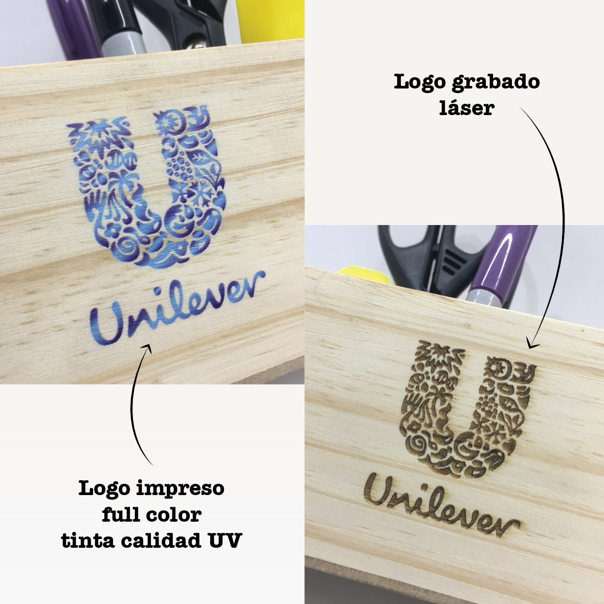 Organizador Escritorio en madera