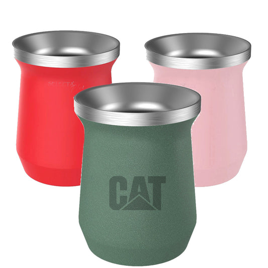 Mates de diseño sobrio. Para regalos empresariales pueden personalizarse con un logo utilizando grabado láser