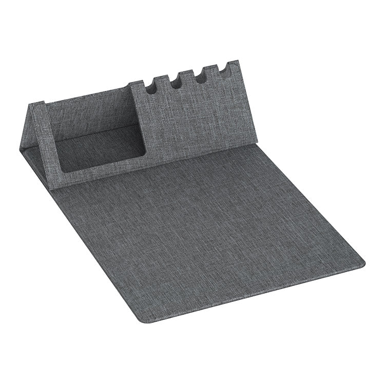 Mouse pad organizador hecho con telas reutilizadas