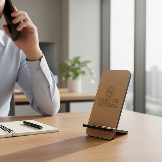 Soporte para celular de mdf