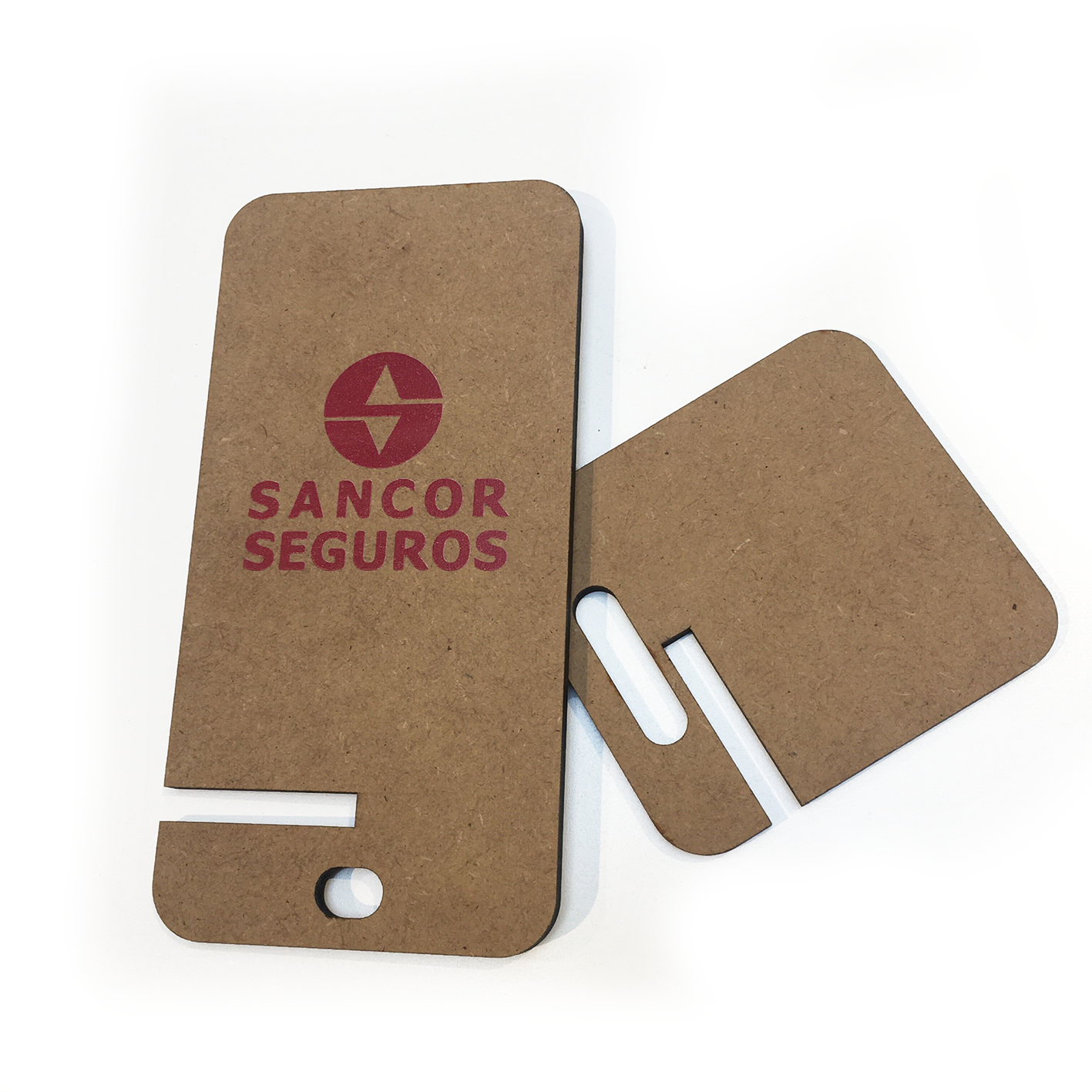 Soporte para celular de mdf desarmado