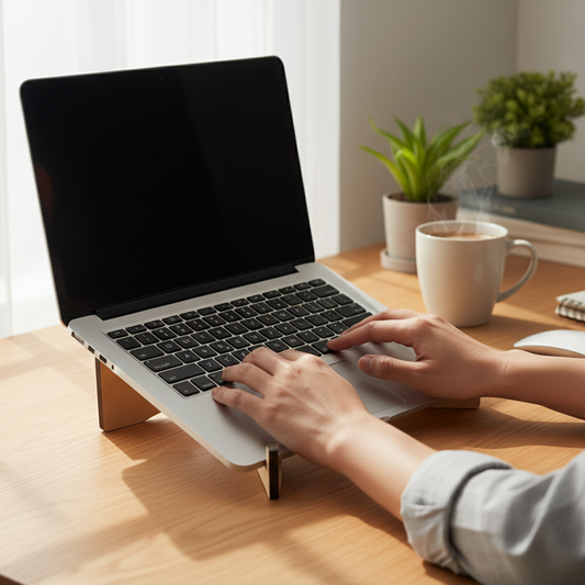 Soporte con notebook