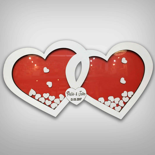 Porta Firmas dos corazones