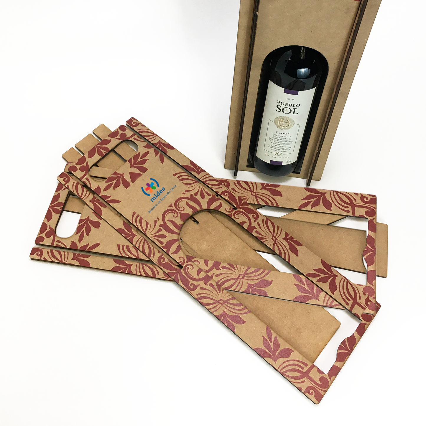 Packing para botella de vino