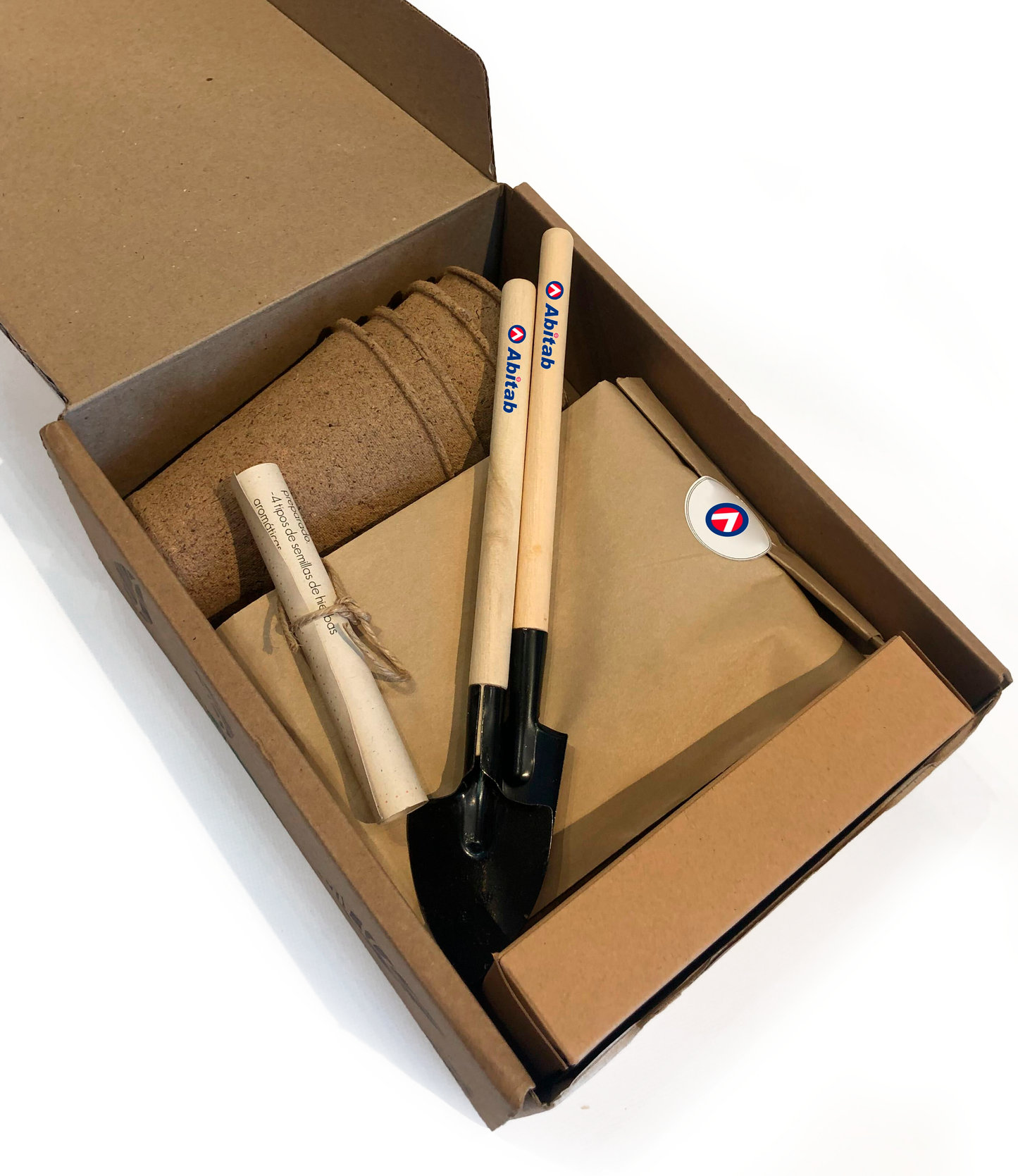 Kits Bio Con Logo: Semillas, Macetas, Porta Notas, Palas
