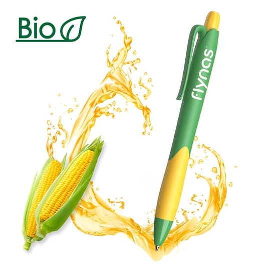 Lapicera Dlia, ecológica, a base de fibra de maíz. Logo impreso personalizado, regalo empresa.
