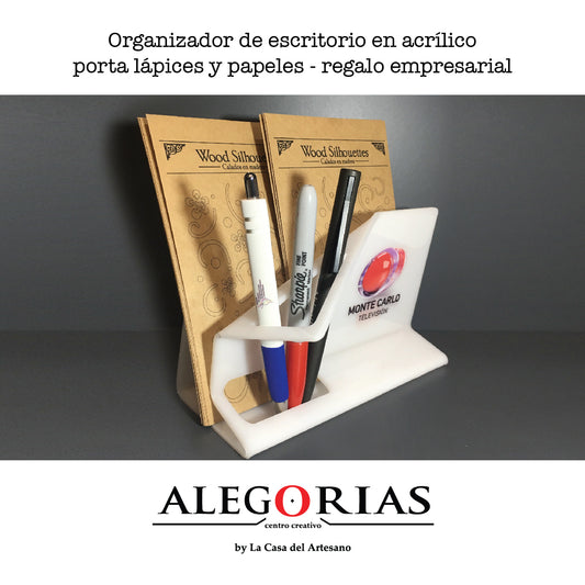 Organizador para Escritorio en Acrílico