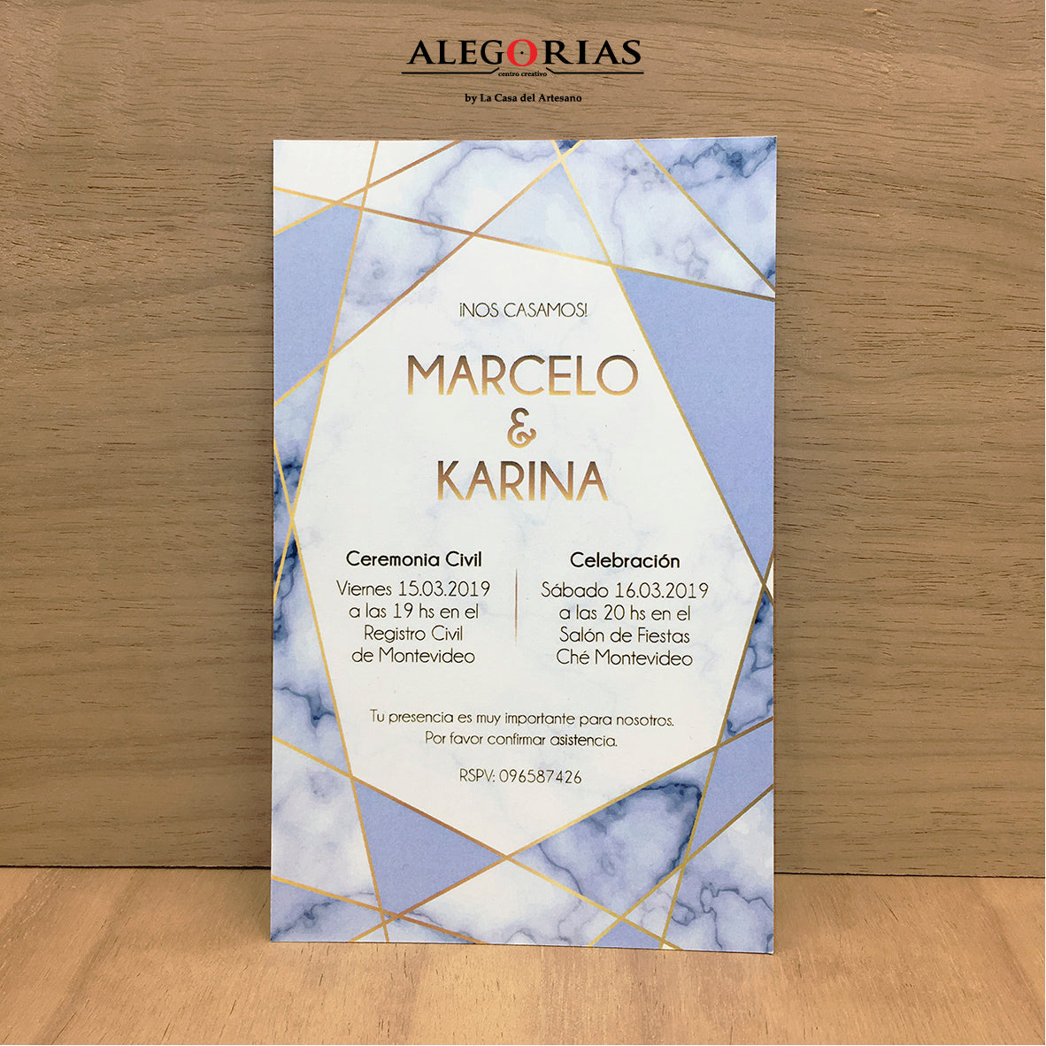 Tarjeta de Invitación - Tarjeta 300gr