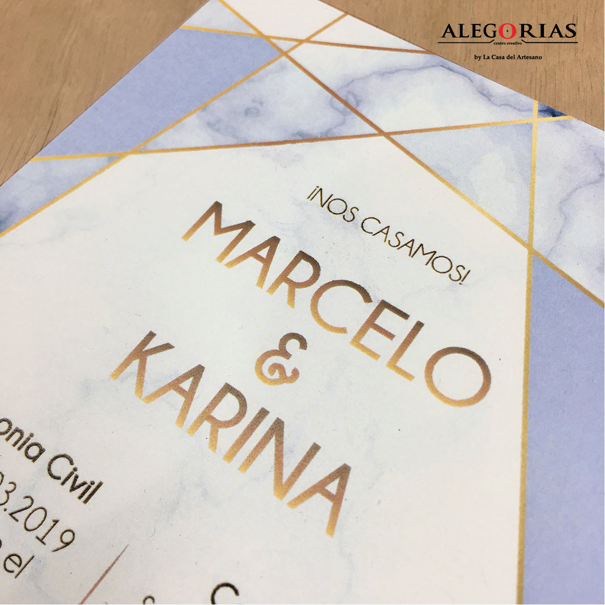 Tarjeta de Invitación - Tarjeta 300gr