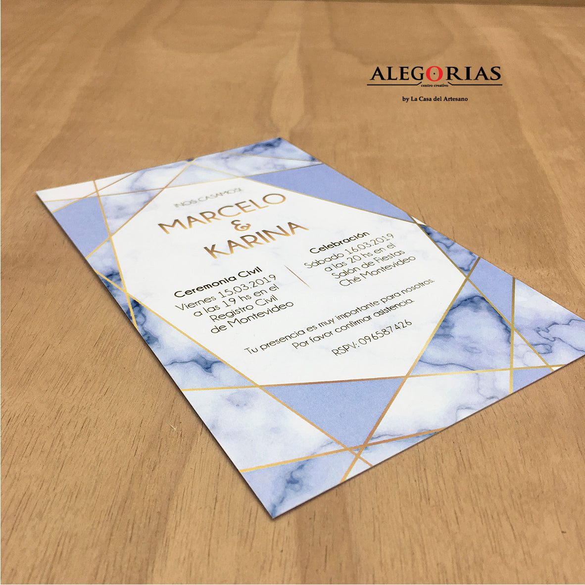 Tarjeta de Invitación - Tarjeta 300gr